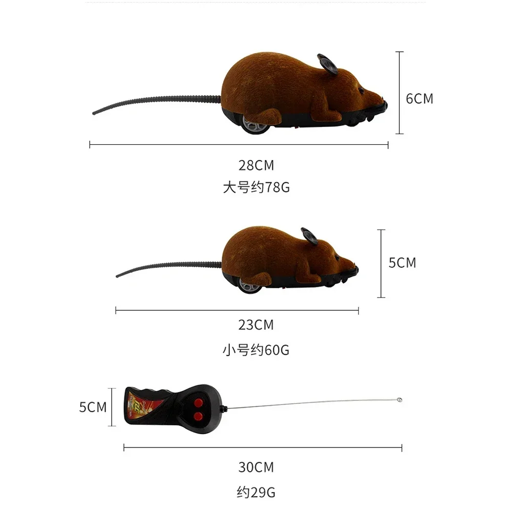 Pet Cat Toy Mechanical Motion Rat Wireless Remote Electronic Rat Kitten Novelty Funny Pet Supplies Pets Gift Cat Toys Cat Puppy