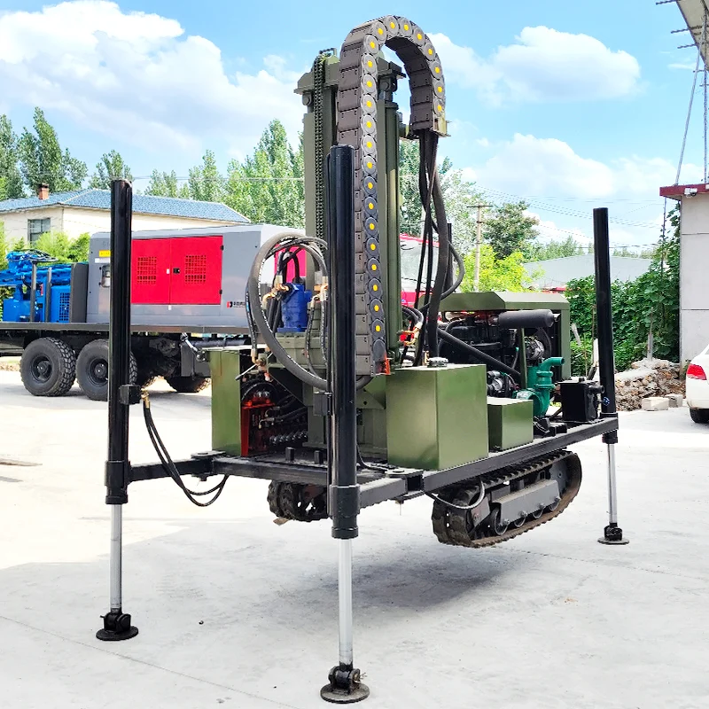 Customized Agricultural Irrigation Water Well Drilling Rig 200m Hydraulic Rotary Drilling Machine Factory Direct Supply