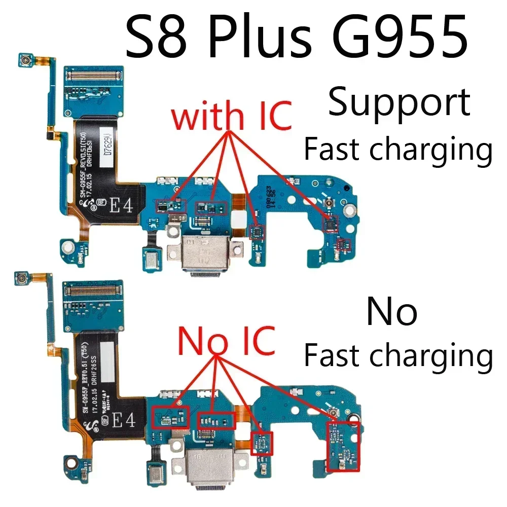 

1pcs USB Charging for Samsung Galaxy S9G960F S9 Plus G965F Charger Connector Dock Port Flex Cable Replacement Repair Parts