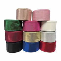 5Yards 75mm 3'' Fabric Ribbon for Hairbows DIY Craft Decoration Materials