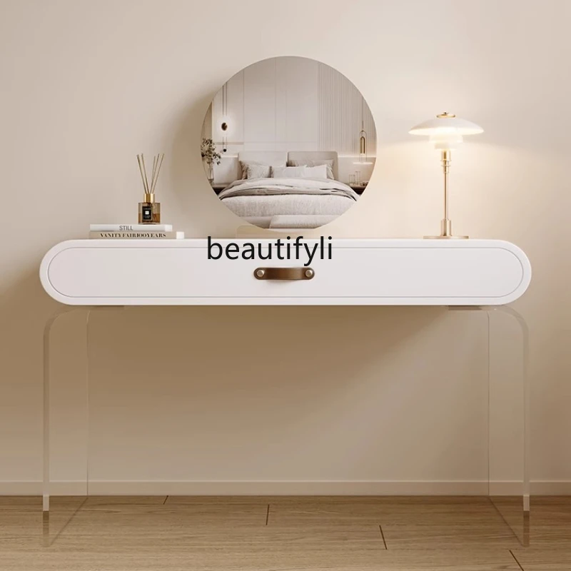 

New acrylic dresser Italian makeup table bedroom storage cabinet integrated