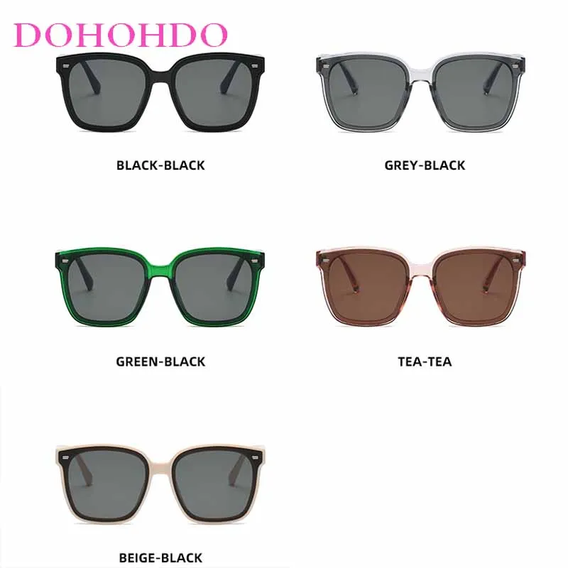 Classic Oversized Square Rice Nail Decorate Women Sunglasses Fashion Brand Designer Men Sun Glasses Travel Drive Eyewear UV400