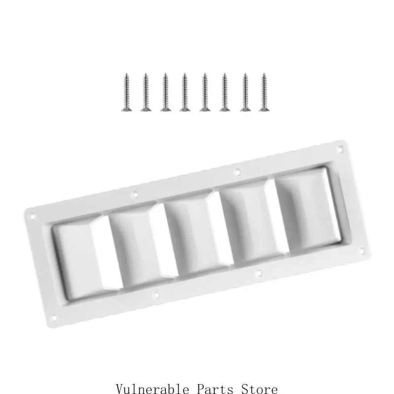

D0UC Marine Grade Ventilation Louver Cover Quick Installation Plastic Vent Covers For Yachts Ships & Recreational Vehicles