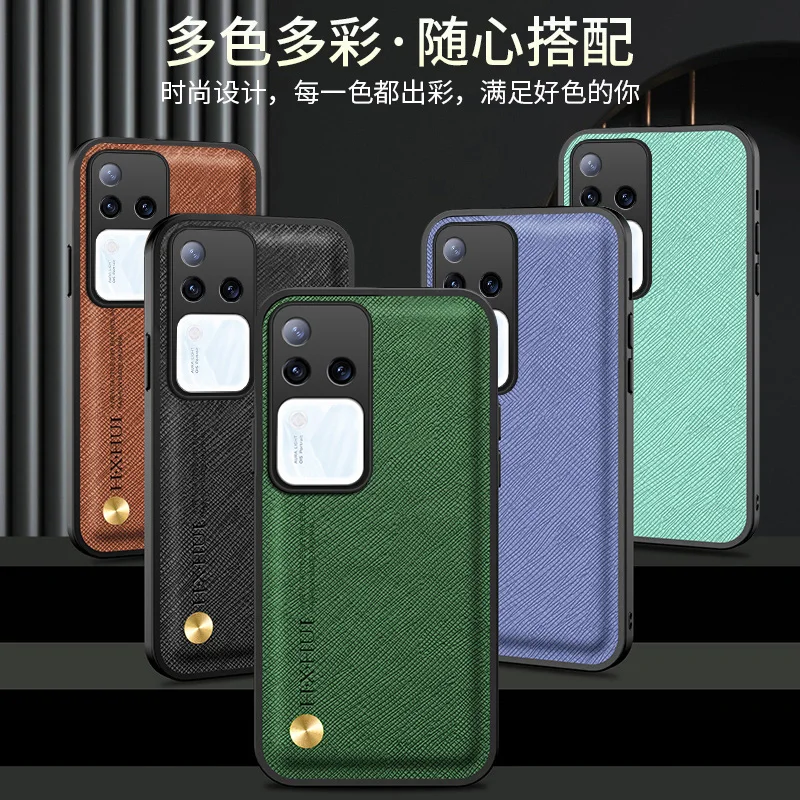 Funda magnética para Vivo V30 Pro, carcasa protectora de lujo de silicona con diseño tejido, funda de teléfono para Vivo V30 5G, carcasa de parachoques a prueba de golpes