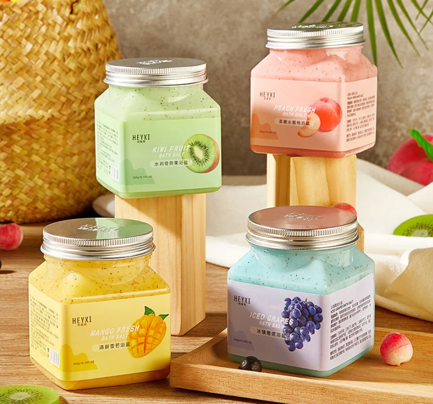 Massage Fruit Crème Zachte Exfoliërende Hoofdhuid Schoon Wassen Crème Badzout