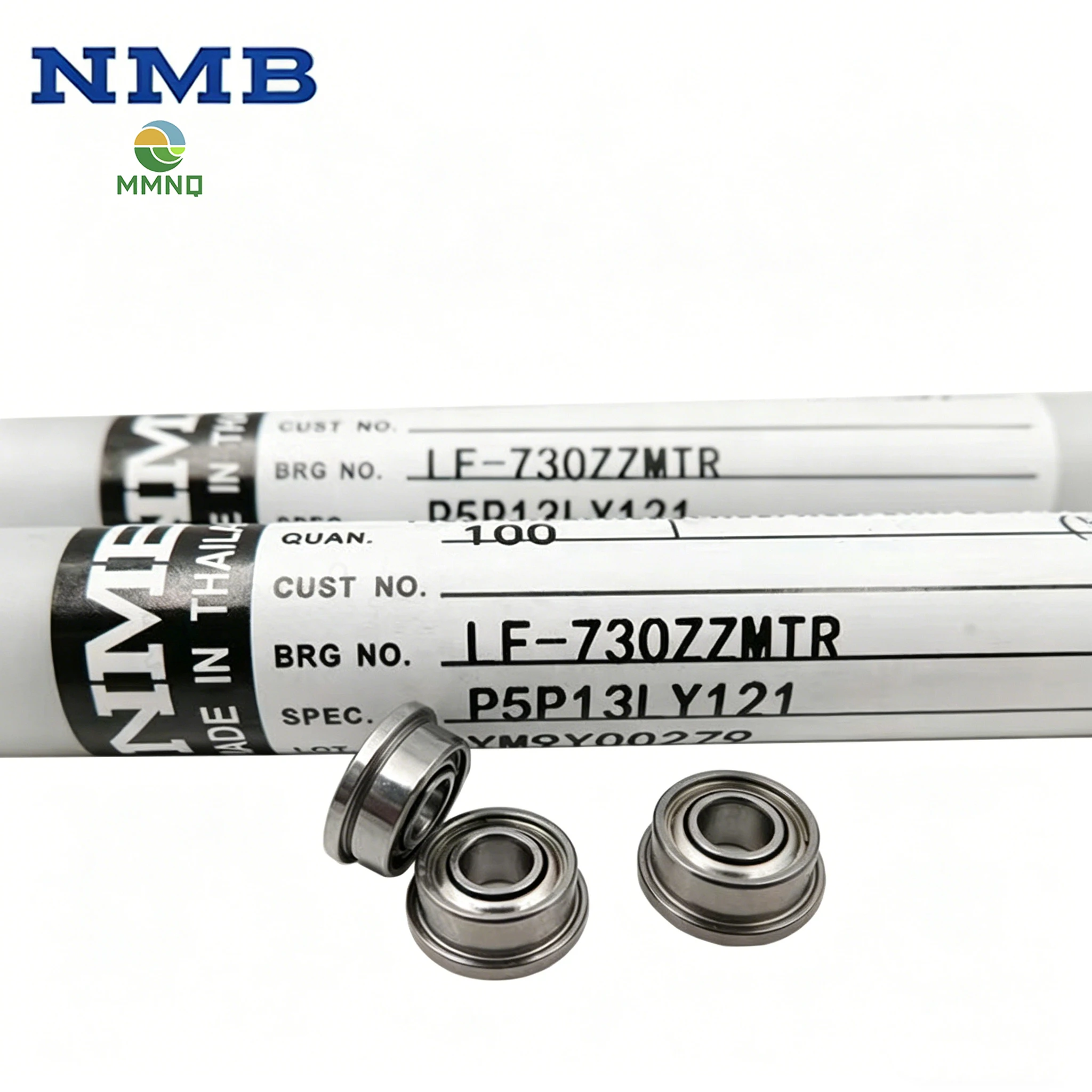 50PCS/100PCS High Speed Flanged Ball Bearing Original NMB LF-730ZZ F683ZZ Mini Flange Bearing 3x7x3mm 730ZZ