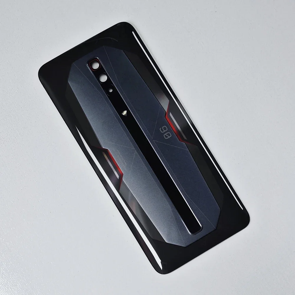 Original Back Cover For ZTE nubia Red Magic 6 Pro Battery Cover Housing Rear Door Case NX669J Replace Parts + Camera Lens