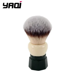 YAQI Green Obsidian Synthetic Hair Mens Wet Shaving Brush