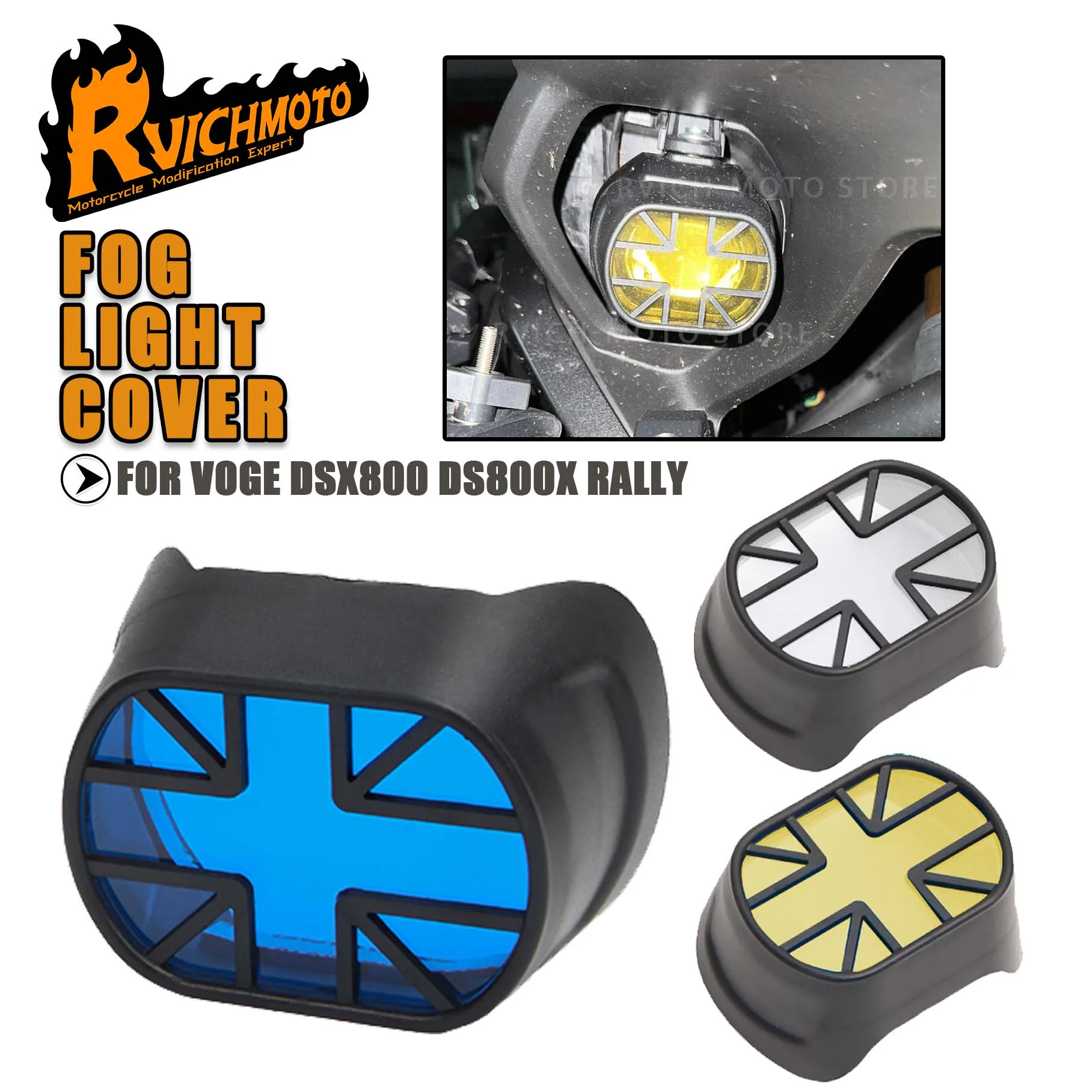 

DS 800X 800 X Motorcycle Fog Lamp light Protection Guard Foglight Protector Cover For VOGE DSX800 DS800X 800DSX DSX 800 Rally