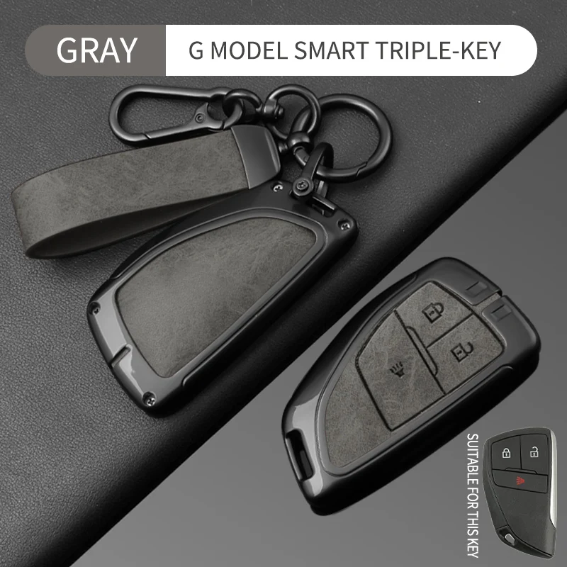 Funda para llave de coche para Chevrolet Silverado 1500 2500HD 3500HD Colorado GMC Yukon Canyon Buick Envision, accesorios para llavero