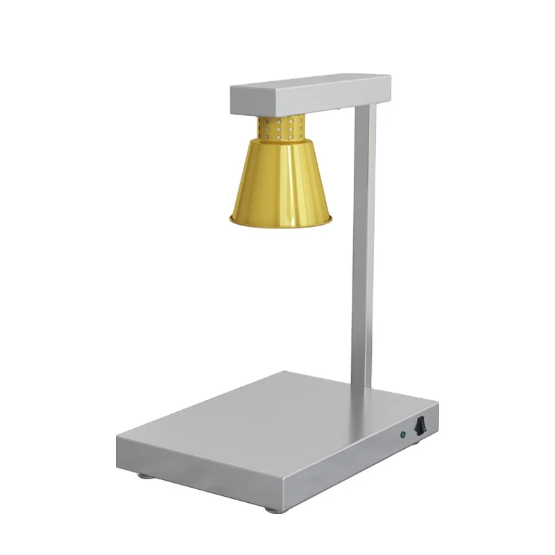 Desktop Single-Head Food Warming Lamp  High-Quality Commercial Buffet Supplies, Stainless Steel, Restaurant Food Warming