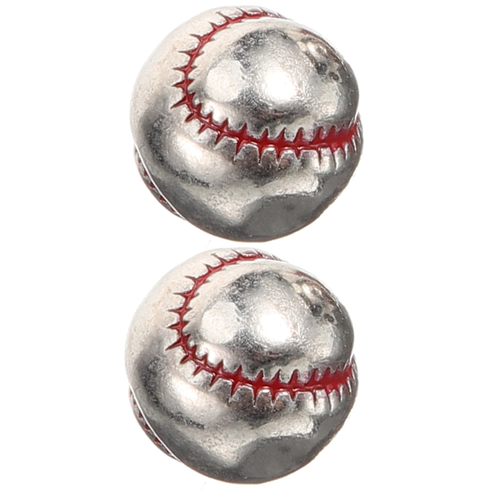 

2pcs Copper Gold-plated Beads Metal Spacer Small DIY Making Loose for Jewelry Necklace Ball Bead Stringing Craft for DIY