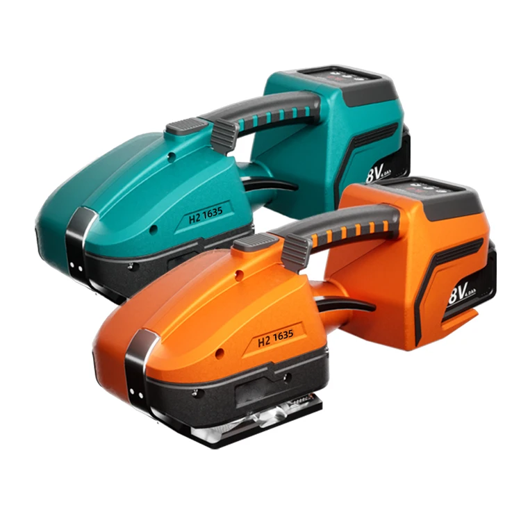 Automatic Battery Powered Polypropylene Pet Pe Plastic Strapping Machine Package