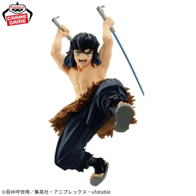 Bandai Demon Slayer Anime Figuras de Ação, Original BANPRESTO Vibração Estrelas, Tsuyuri Kanao e Hashibira Inosuke, Brinquedos Modelo, Em Stock