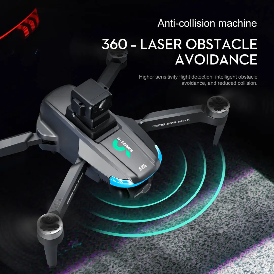 New S9S GPS Drone 4k Profesional 8K HD Camera 2-Axis Gimbal Anti-Shake Aerial Photography Brushless Foldable Quadcopter