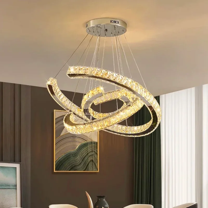 

home decorationPendant lights, luxury crystal living room chandelier, bedroom Pendant lamp, ceiling light, indoor lighting