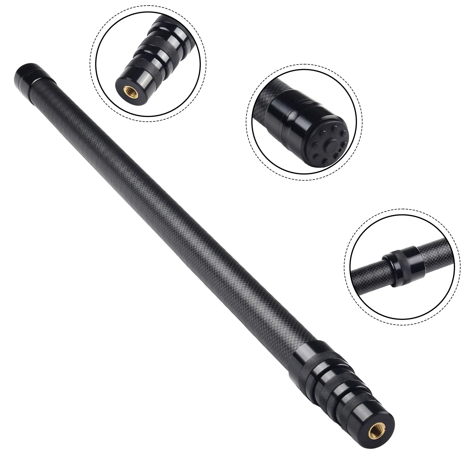Collapsible Pole Handle Carbon Fiber Telescoping Fishing Landing Net Rod For Big Fish Catching Equipment Accessories