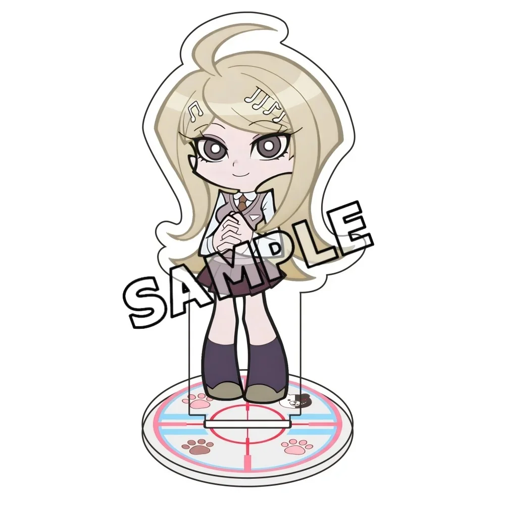 Anime Danganronpa Q Version Nagito Chiaki Kokichi Doppelseitiger HD-Acryl-Ständer Schlüsselanhänger Niedliche Figur Display Schreibtischdekoration Geschenke – Detail 5