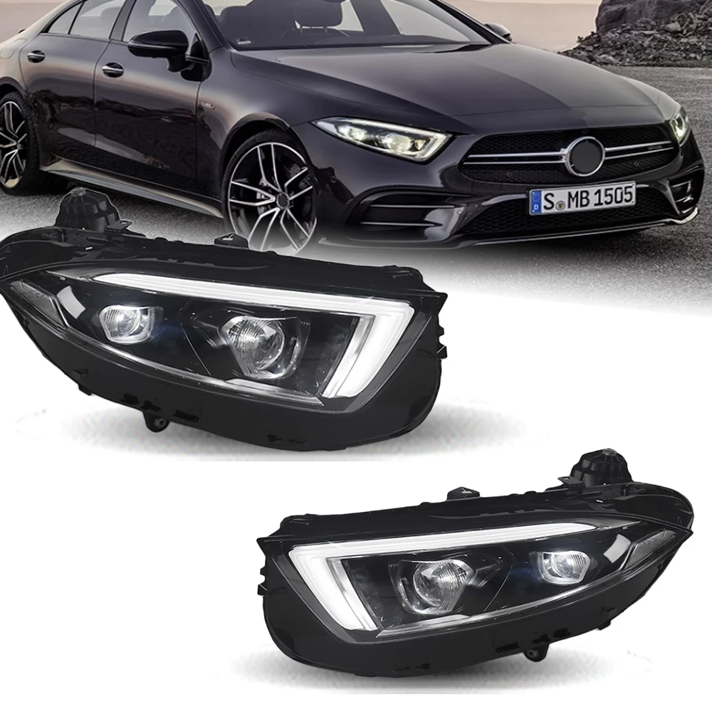 

Headlight For Benz CLS C257 W257 LED Headlights 2018-2023 Head Lamp Car Styling DRL Signal Projector Lens Auto Accessories