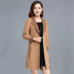 Women's Windbreaker 2024 Spring And Autumn New Fashion Female Coat Long Slim Female Trench Coat Casual Wild Women's Clothing