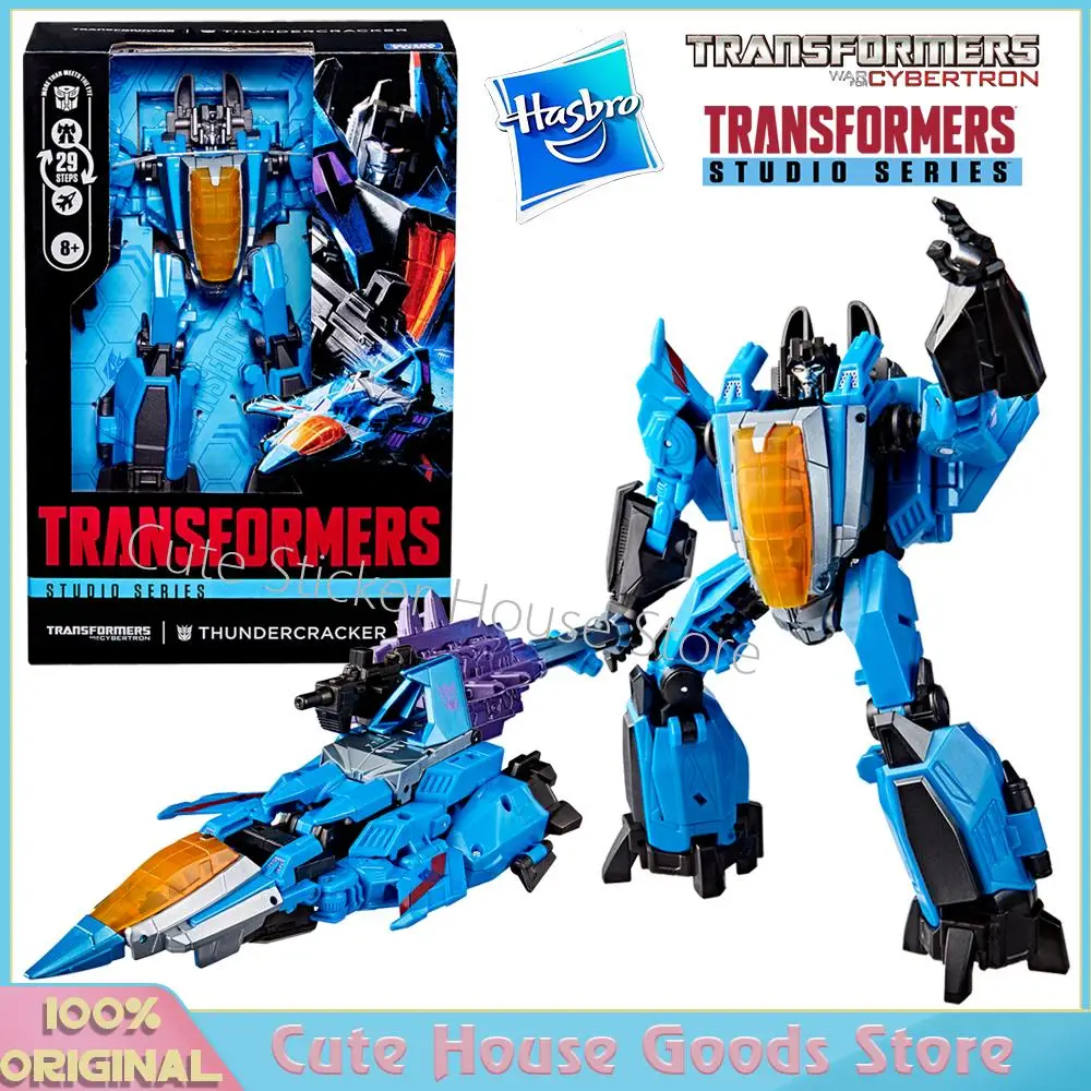 Disponibile Trasformatori originali Hasbro Studio Series Voyager Class: War for Cybertron Thundercracker Robot da collezione Action Toy