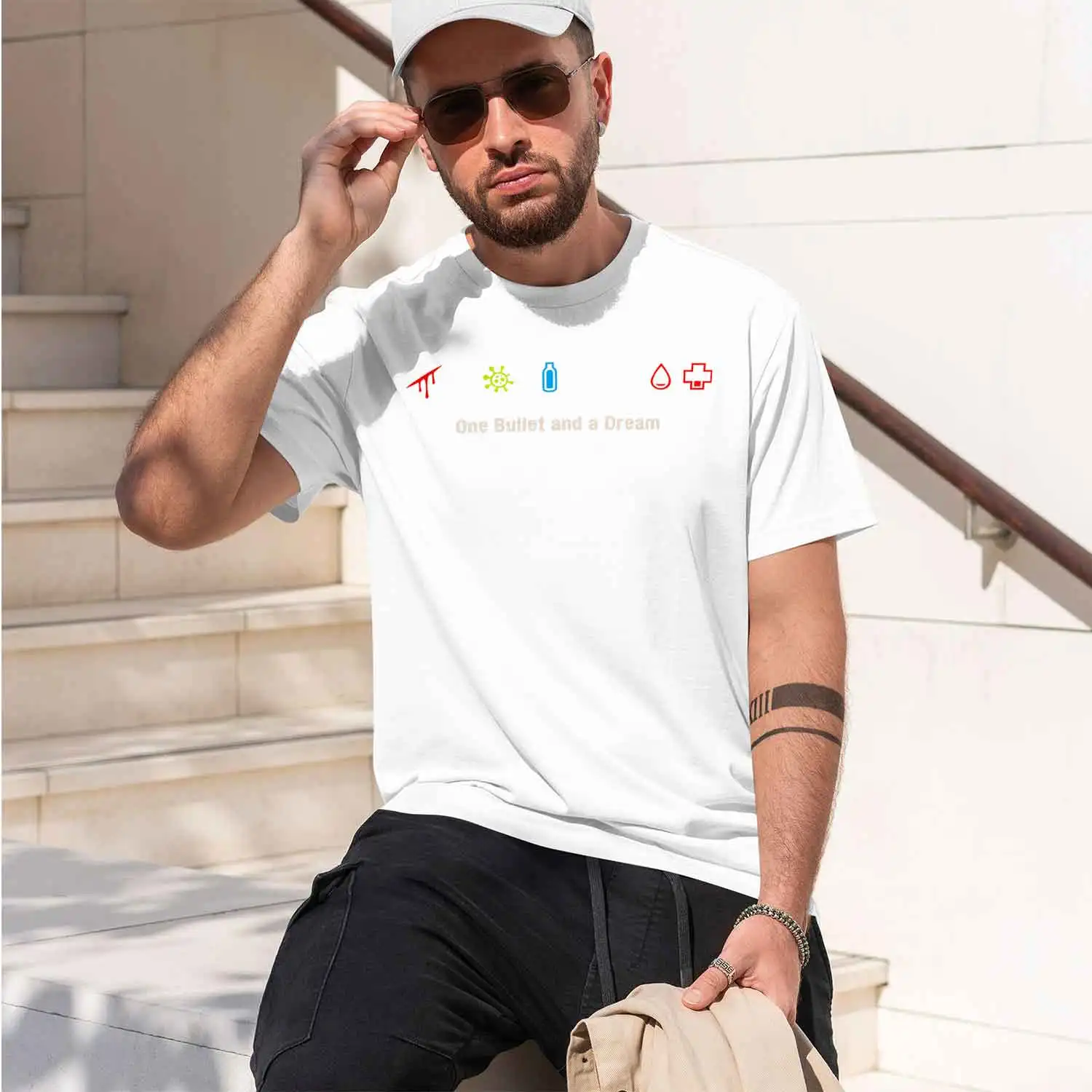One et and a eam 2026 New Model Men’s Short-sleeve crewneck T-Shirt Classic Casual Multiple Colors and Sizes for Daily Wear All-