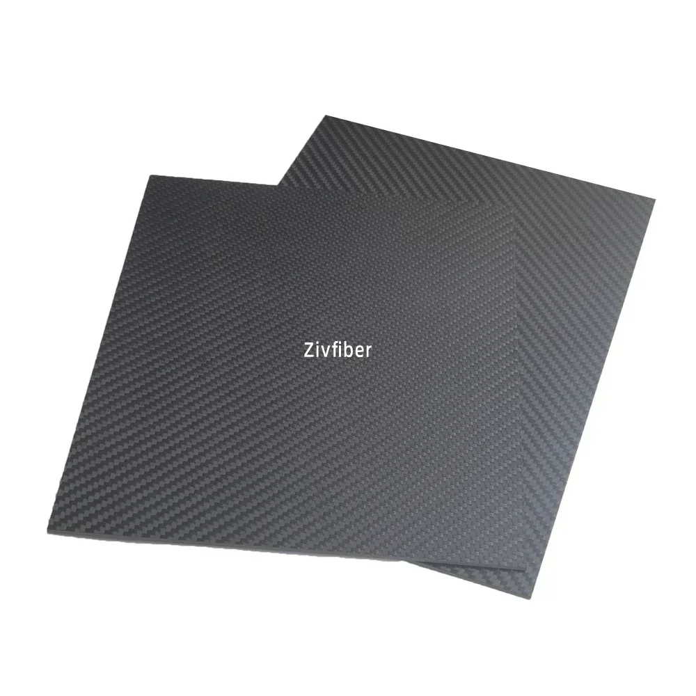 1pcs 200x250mm 3K Carbon Fiber Sheets High Hardness 100% Pure Carbon Panel Plate 0.5mm-5mm Thickness Carbon Fiber Model Material