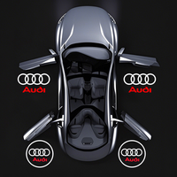 2Pcs Led HD Car Door Logo Welcome Light Projector Lamps For Audi Sline A1 A2 A3 A4 A5 A6 A7 A8 Q1 Q2 Q3 Q4 Q5 Q6 Q7 Q8 TT B8 SQ5