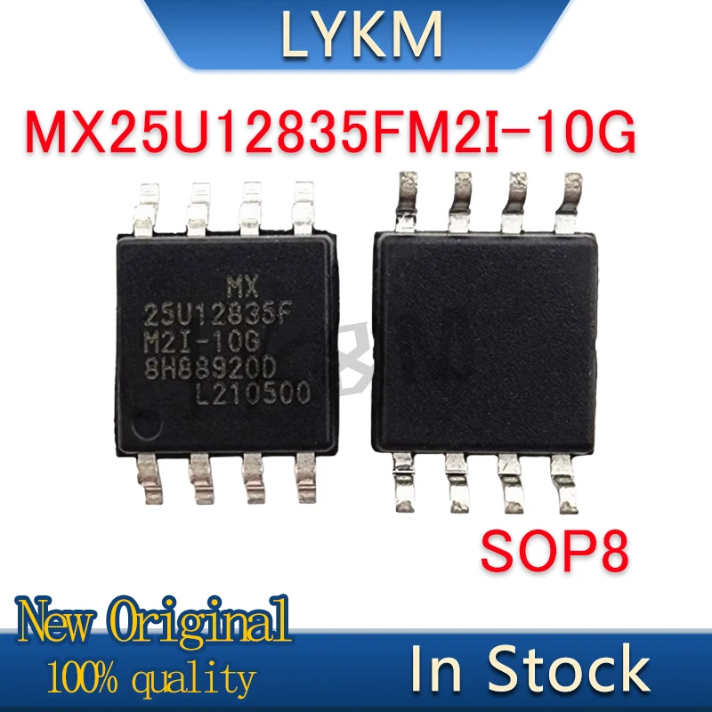 1/PCS New Original MX25U12835FM2I-10G 25U12835FM2I-10G 25U12835F M2I-10G SOP8 In Stock