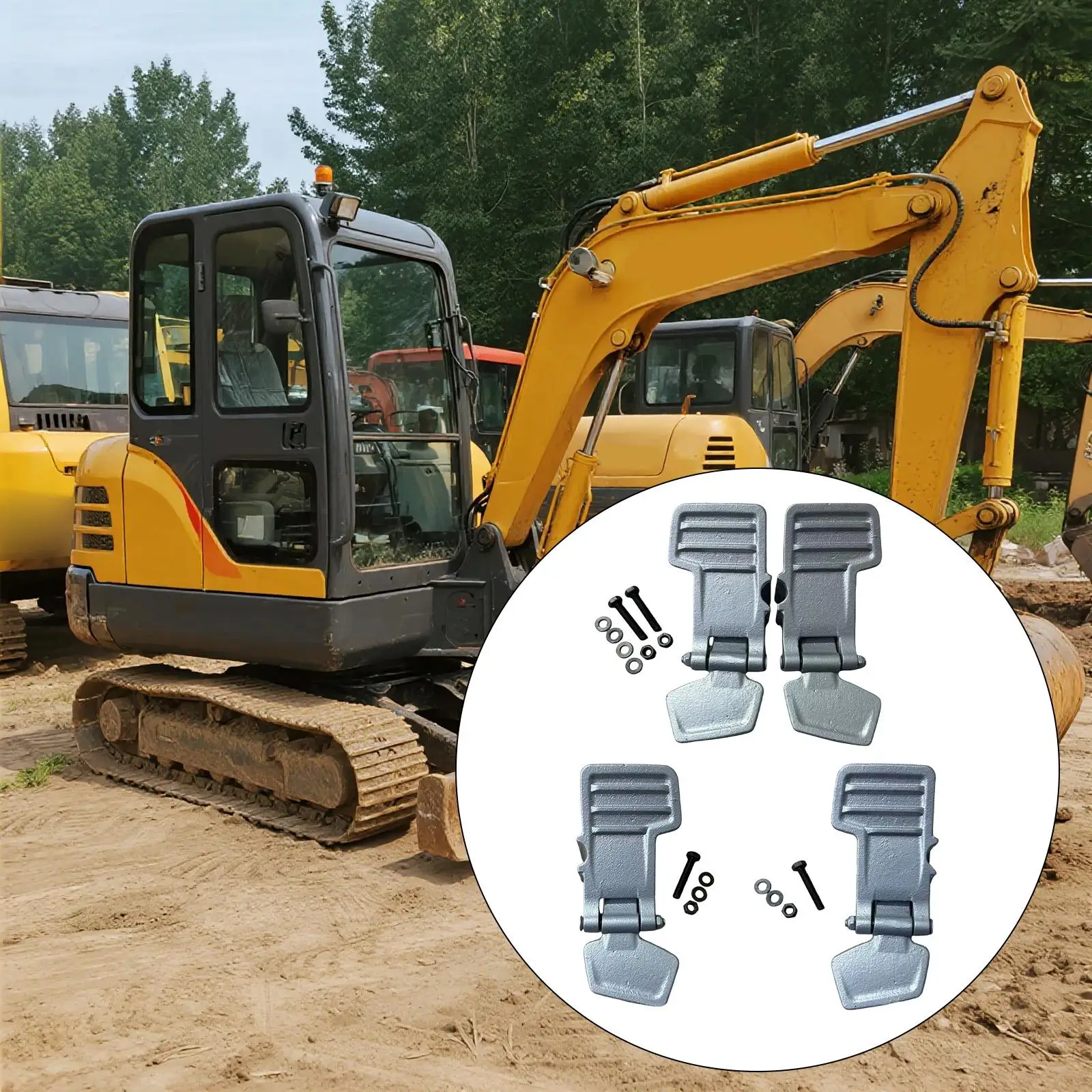 

Durable Mini Excavator Foot Pedal Attachment Easy Install Spare for U15 17 16 Tractor