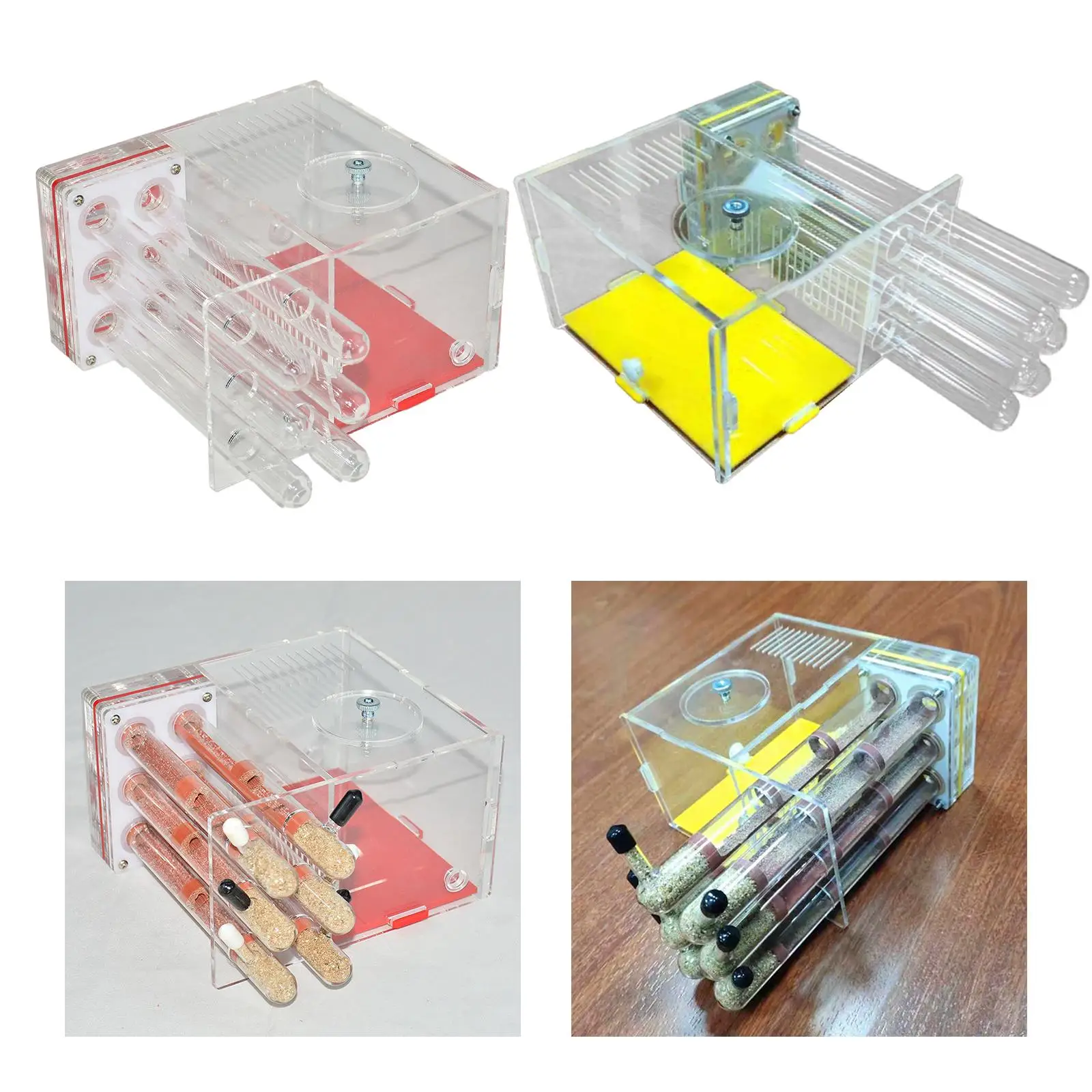 ورشة عمل عش الإسكان ANT DIY صندوق عرض شفاف مدمج للمزرعة ANT Castle Habitat لغرفة نوم عشاق المنزل في يوم الأطفال