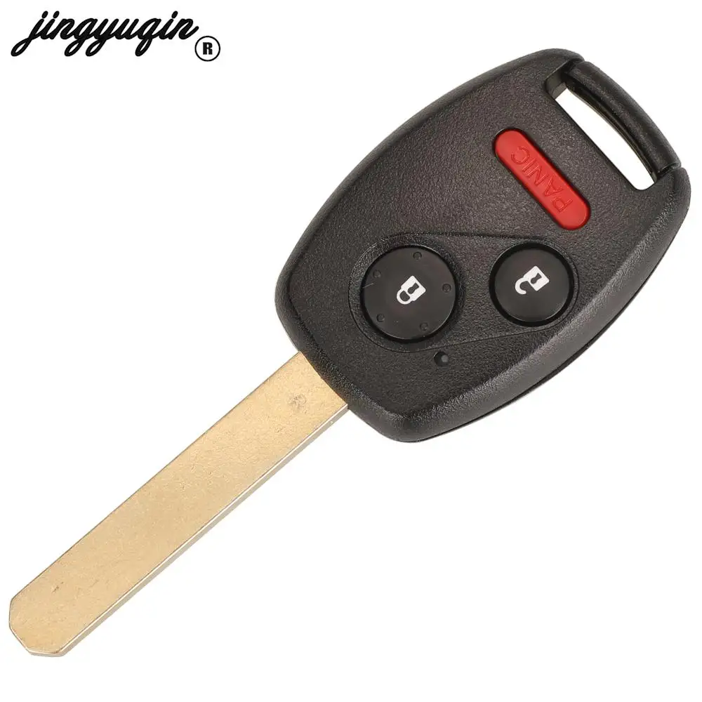 jingyuqin 313.8/315/433.92Mhz Remote Car Key ID46 for Honda Accord Element CRV HRV City Odyssey Civic G8D-380H-A G8D382H-A /384H