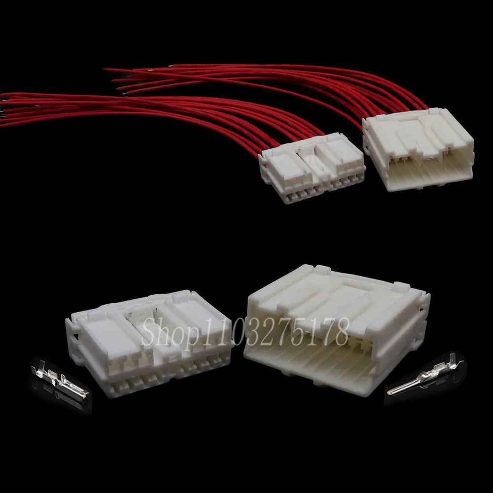 1 Set 14 Pin 7122-8346 7123-8346 Car Power Window Switch Connector MG620407 MG610406 Wiring Harness Socket For Galant