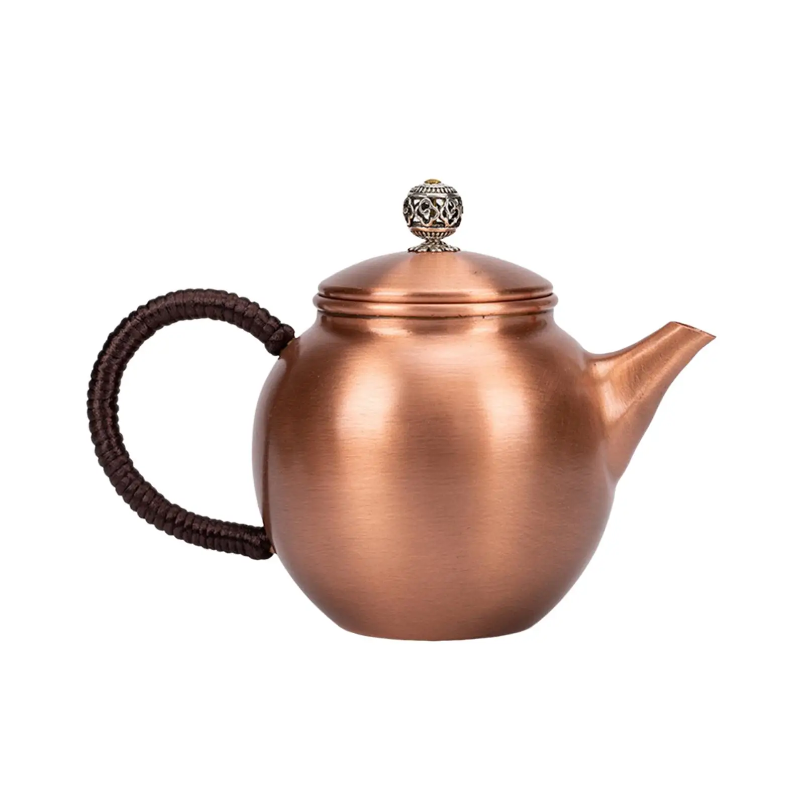 Copper Tea Kettle Kung Fu Tea Pot Sturdy Comfortable Grip Multifunction for Kitchen Tea House Hotel Living Room Restaurant