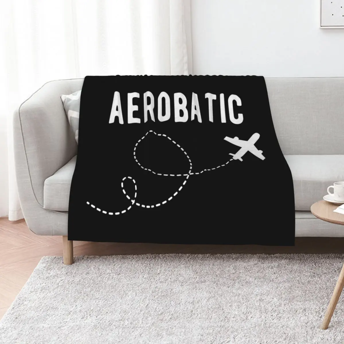 Aerobatic Airplane Plane Aviation Throw Blanket Blankets For Bed Flannel For Baby Large Softest Picnic Blankets