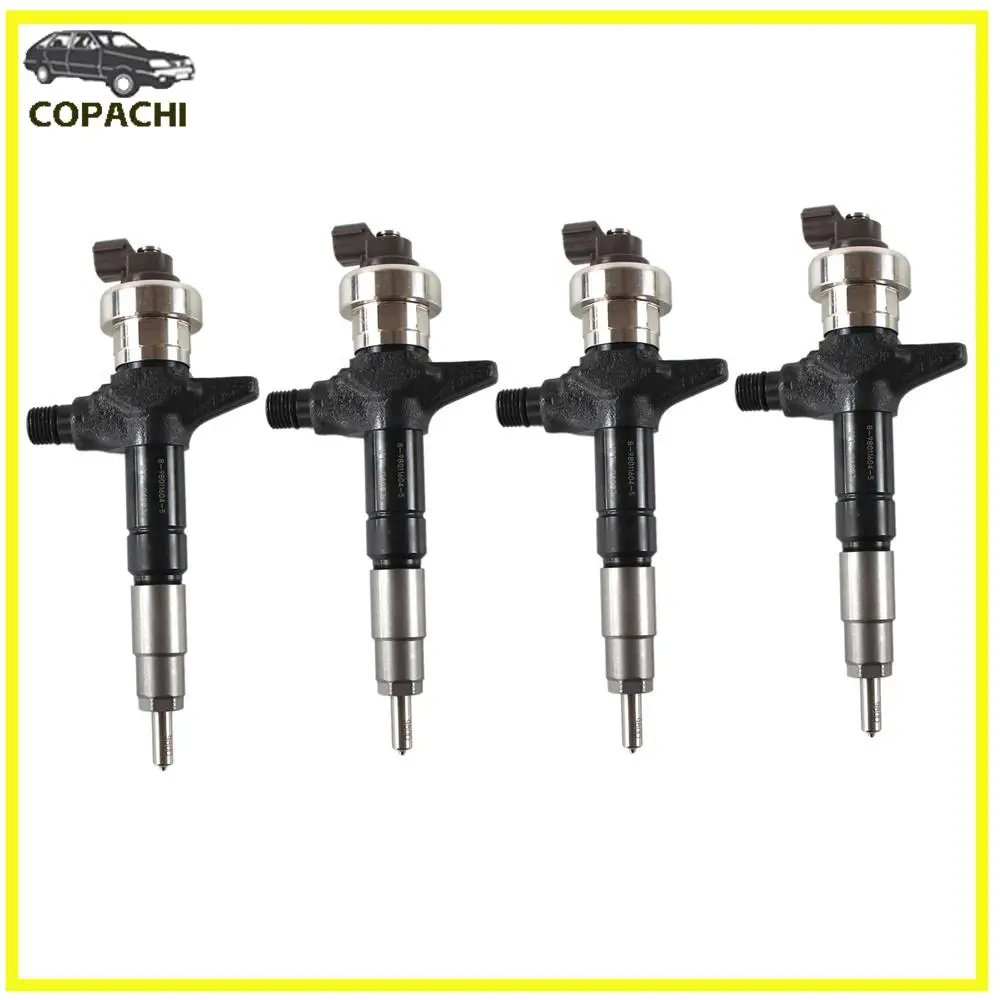 

4 шт. форсунок топливной системы 4JJ1, артикул 095000-6980, 8-98011604-1, 8980116043 для Denso Isuzu DMAX, запчасти для автомобилей и экскаваторов