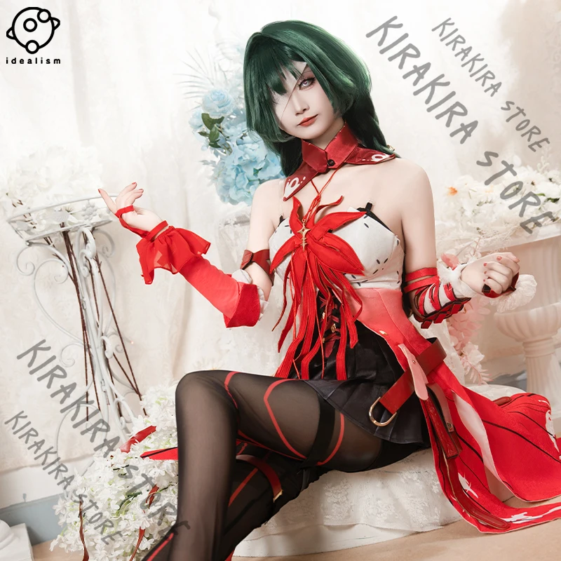 

Phrolova From Wuthering Waves Cosplay Costume Set Game Equinox Flower Dress Female Halloween Comic Exhibition Fitting Accessory