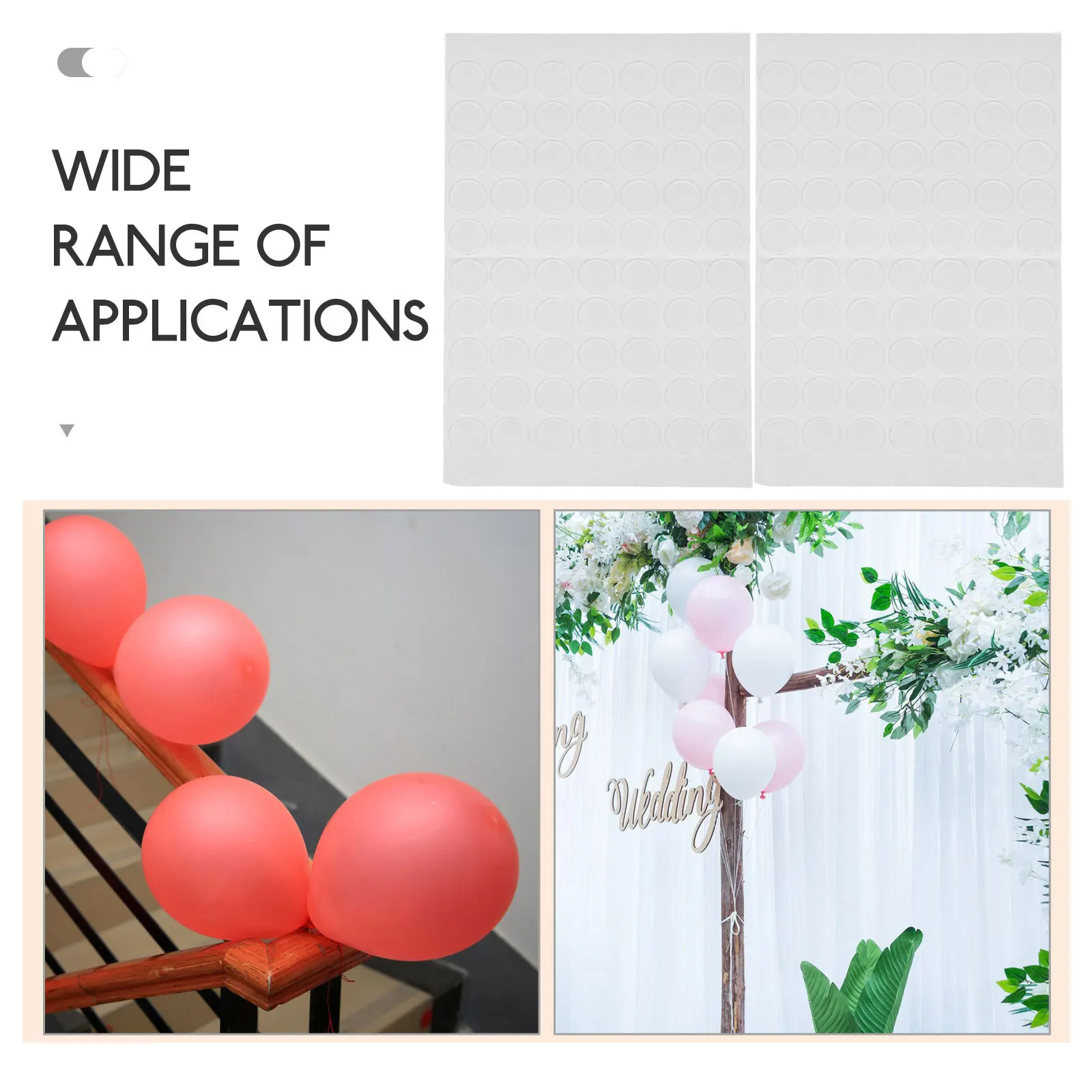 

140pcs Transparent Acrylic Double Sided Tape Adhesive Dots For Wall Mounting Craft Scrapbooking Wedding Decoration Teaching