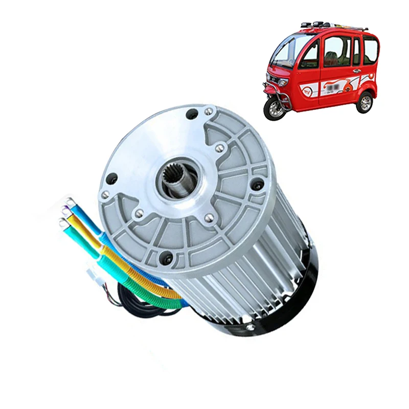 2026 High Speed 4200rpm Permanent Magnet Electric Tricycle 48V 1200W-3000W Brushless DC Motor
