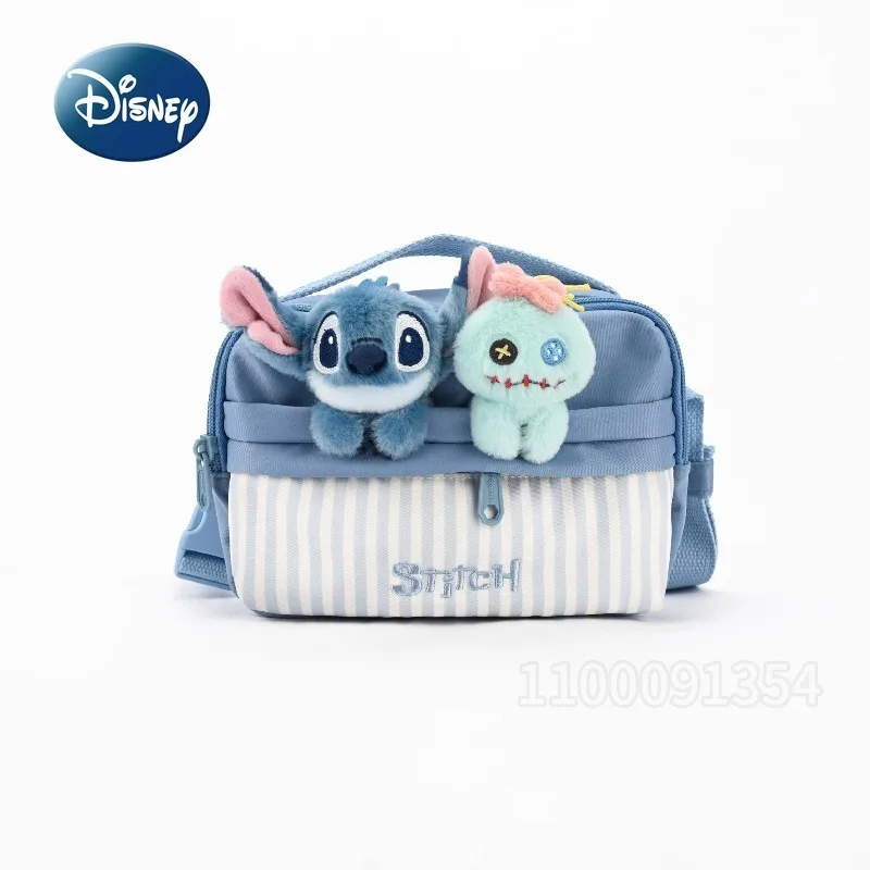 

Disney Original New Doll Waist Bag Luxury Brand Fashion Women's Plush Handbag Cartoon Cute Plush Doll Waist Bag High Quality