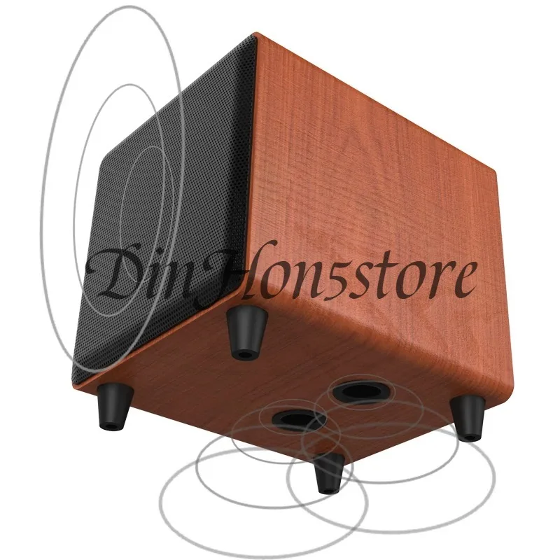 10-Inch active subwoofer stereo with whispering wall amplifier bookshelf 2.0 computer TV speaker