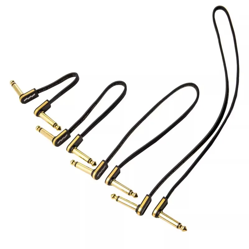 Premium Gold Flat Head Black Gold Professional Single Block Effect Connector Short Wire