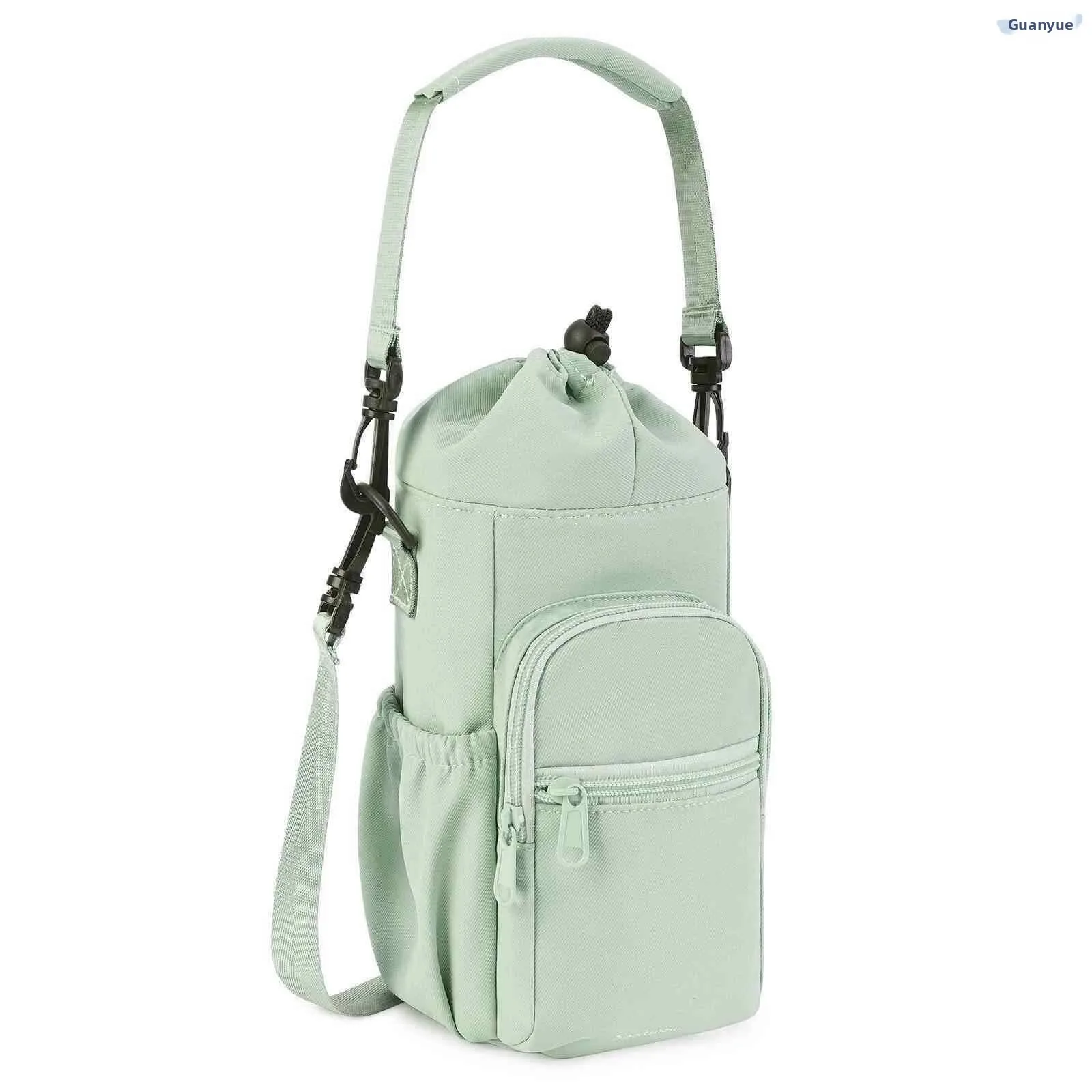 

Aluminum Foil Water Bottle Cup Cover Single Shoulder Bag Outdoor Travel Insulated Thermos Holder for Children