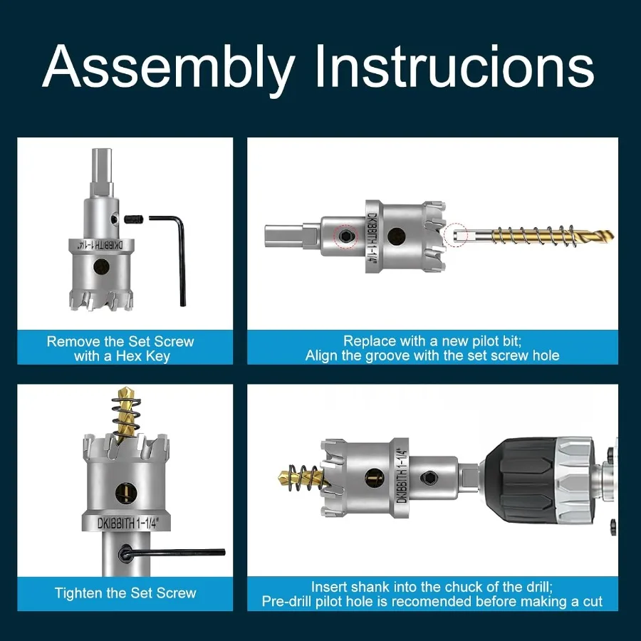 TCT هول المنشار مجموعة 2 حزمة من 1 2 12 مللي متر الثقيلة كربيد التنغستن يميل ثقب القواطع للفولاذ المقاوم للصدأ معتدل الصلب النحاس الحديد B #3
