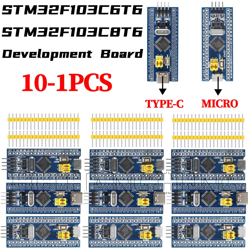 10-1PCS STM32F103C6T6 STM32F103C8T6 ARM STM32 Minimum System Development Board Module For Arduino