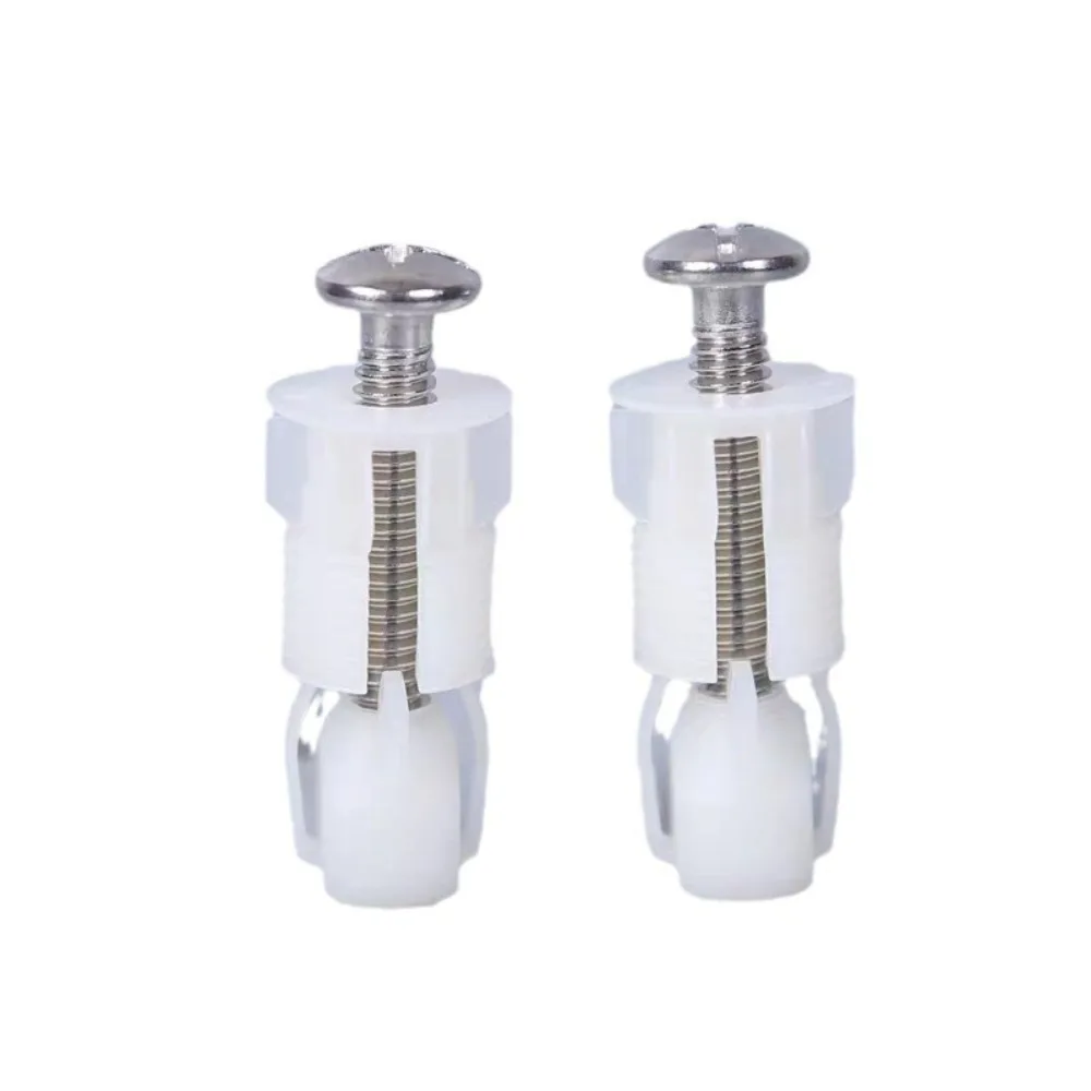 Useful Easy Installation Toilet Seat Hinges Universal Replacement Attachment Fixing Screws Repair Tools Bolts