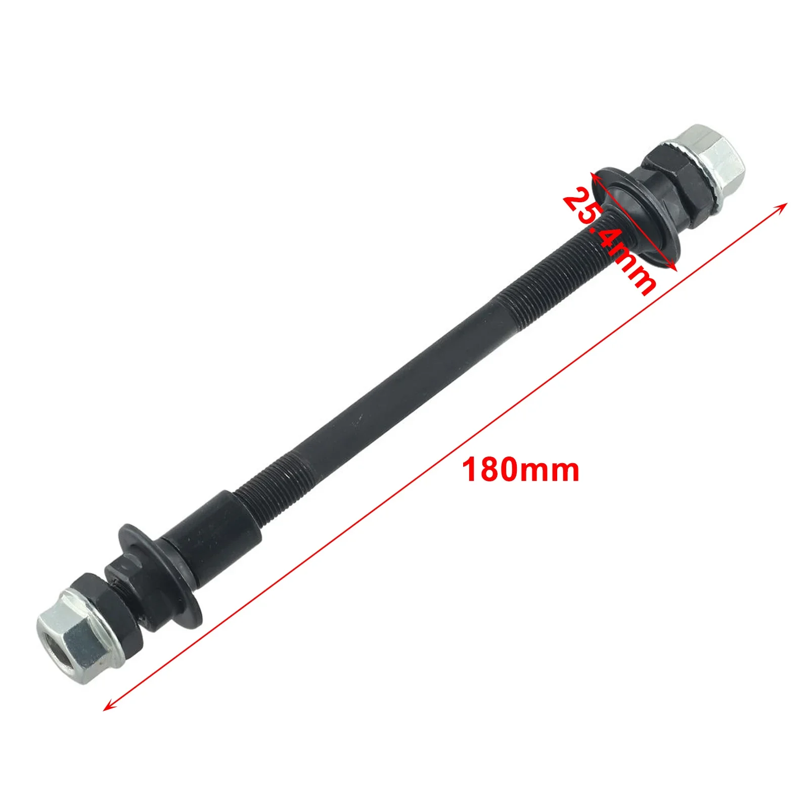 MTB Bike Wheel Hub Axle Front/Rear Metal Solid Spindle Shift Adapter Outdoors Cycling Road Bicycle Parts Accessories