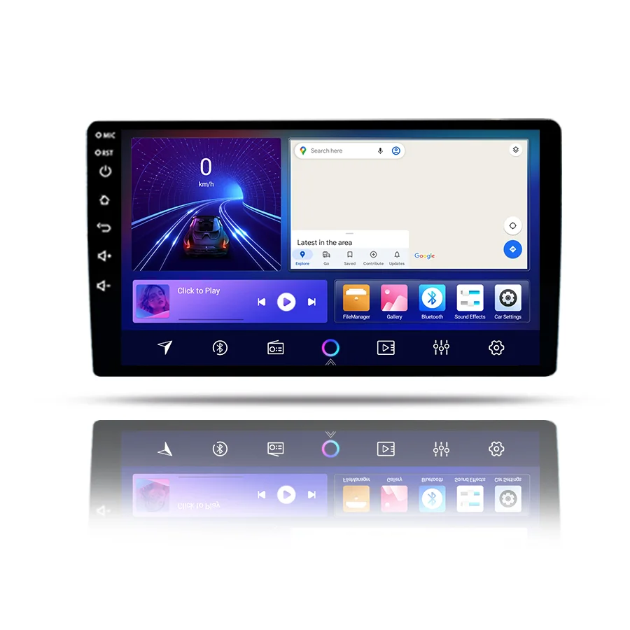 High Quality Android Car Stereo Octa-core Fast Boot 4G LTE Built-in GPS AM/FM 360 Panorama Support Video Out For Universal Cars