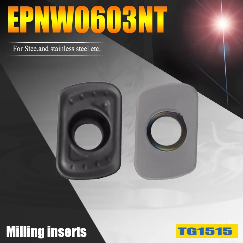 10pcs/lot EPNW0603TN-GM EPNW0603TN-8 re Cutting Rough Machining forSteel Machining