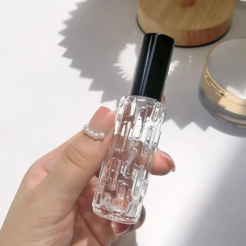 1pc 10ml  Glass Portable Refillable Perfume Bottle Cosmetic Container Empty Spray Atomizer Travel Sub-bottle